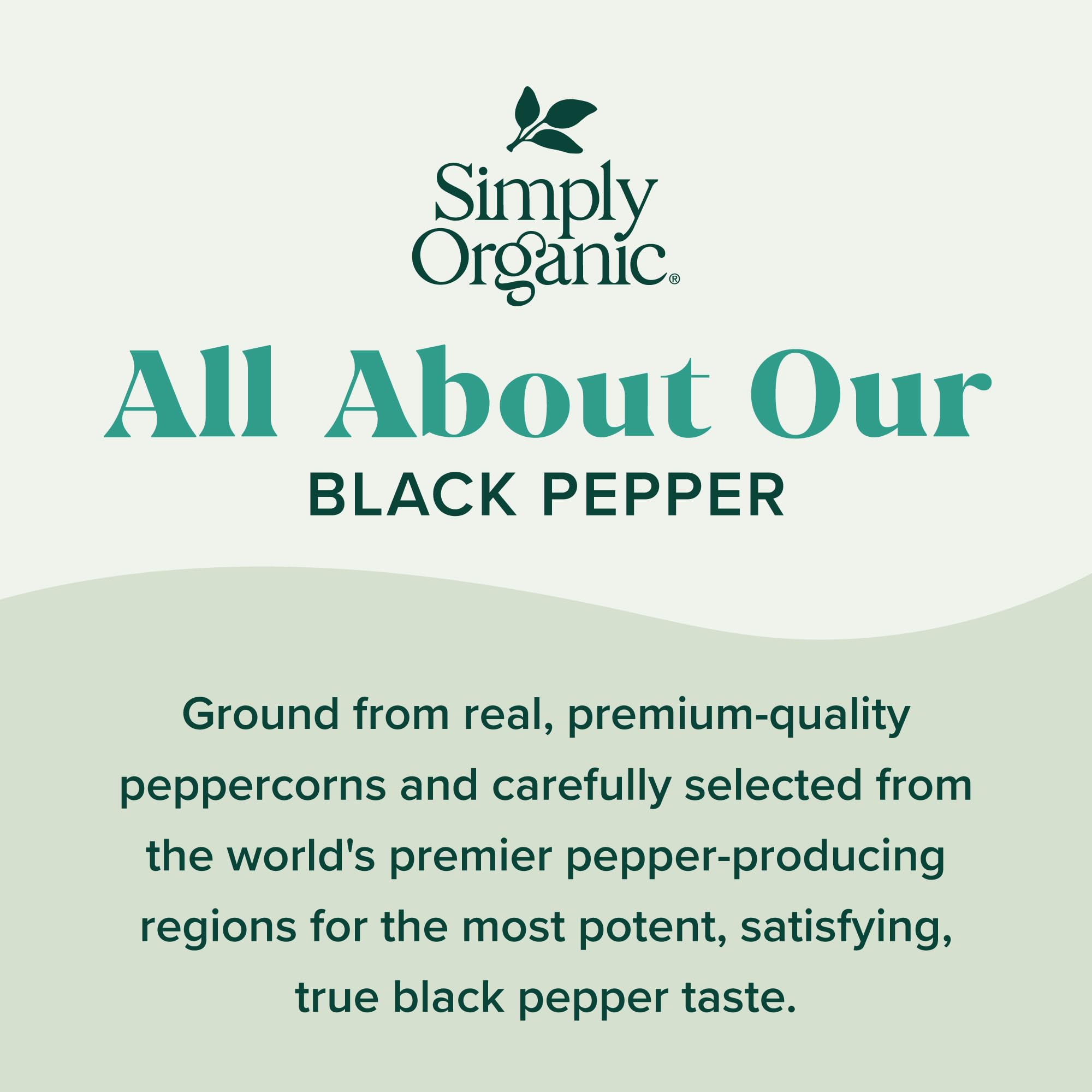 Simply Organic Black Pepper, 4 Oz