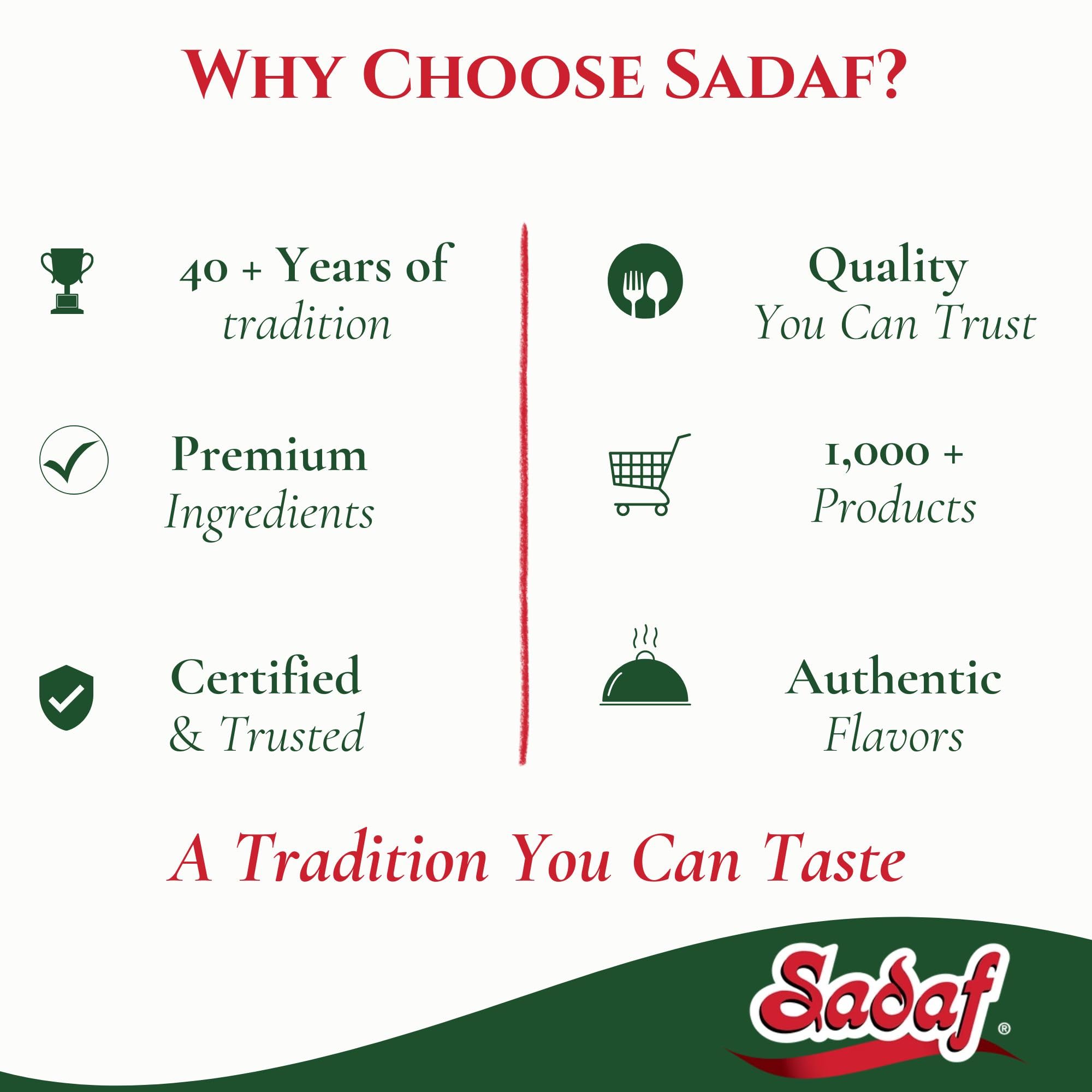 Sadaf Mini Cornichons Pickles - Cucumbers Pickles for Cooking & Snacking - Mini Cucumbers Pickled - Gluten Free - Non-GMO - Kosher - 24 oz Jar