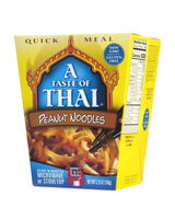 A Taste of Thai Peanut Sauce Noodles |Heat & Eat Instant Noodle | Flavored with Authentic Thai Sauce -Non-GMO,Gluten Free, Trans Fat Free- Perfect