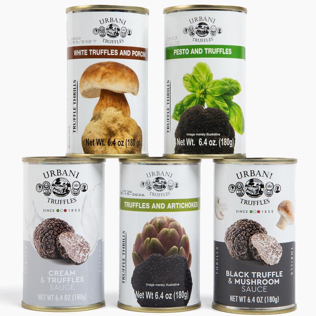 Cream & Black Truffle Sauce 6.4oz, Italian for Pasta, Pizza, Meat & Fish