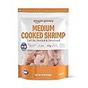 Amazon Grocery, Medium Cooked Shrimp, 12 Oz (Previously Amazon Fresh, Packaging May Vary)