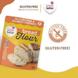 Better Batter Bread Flour | Certified Kosher & Gluten Free Flour for Baking Top 9 Allergen-Free Perfect for Yeast Bread Recipes & Pie Crusts! Knead