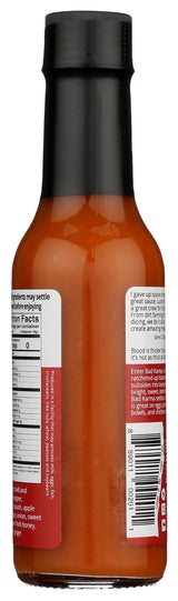 Bad Karma Hot Sauce | Hot With A Savory-Sweet Tang | No Preservatives, Vegan, Extract Free, Sugar Free, Paleo / Keto Friendly | Made In Finger Lakes