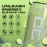 3D Sugar Free Energy Drink, Cucumber Melon, 16oz Cans, 12 Pack