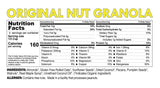 ELAN Low Sugar Oatmeal Granola - Filling Heart Healthy Nut and Oat Cereal - Simple Ingredients Only - Gluten Free, Salt Free, Low Carb Breakfast Food
