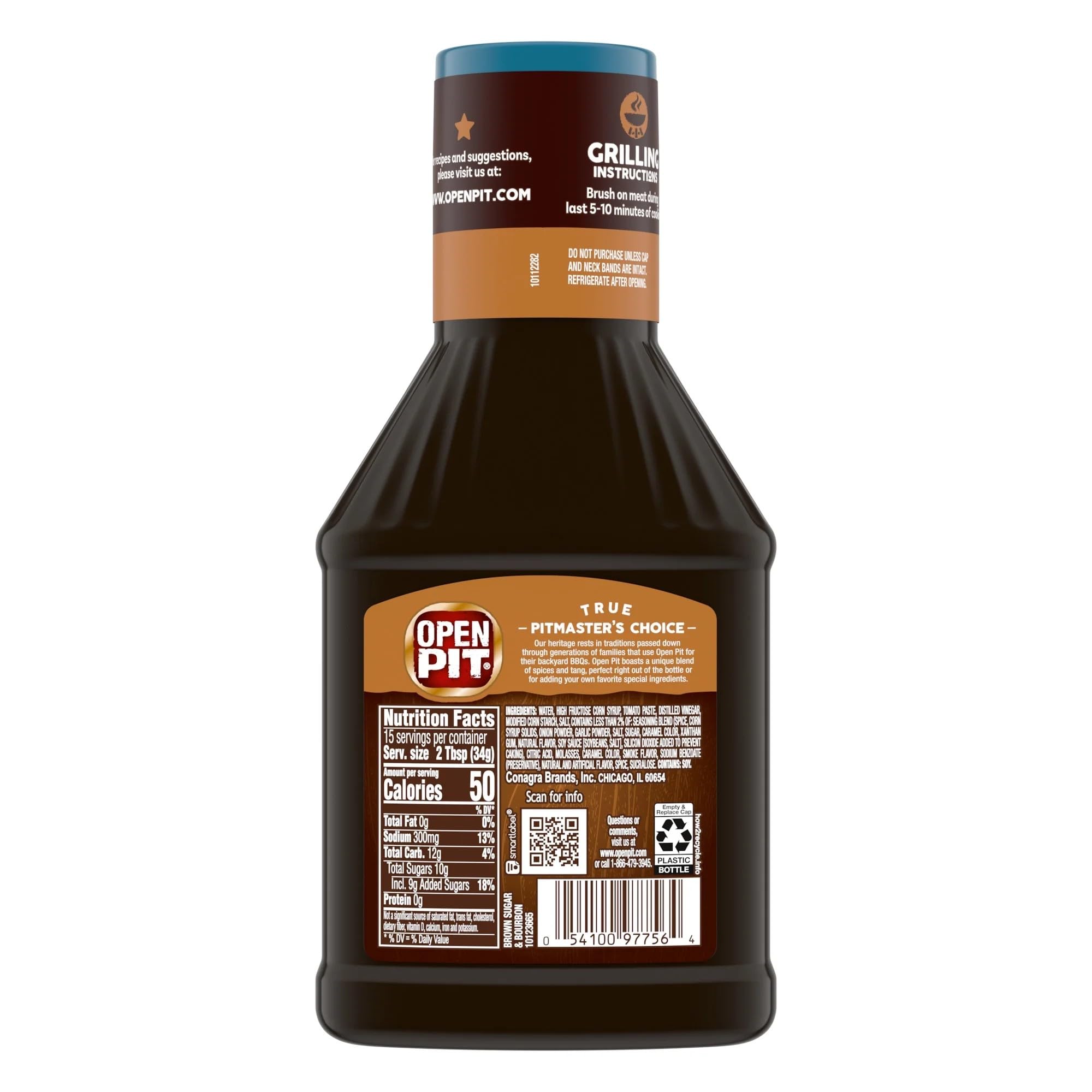 Open Pit Thick and Sweet Brown Sugar and Bourbon BBQ Sauce