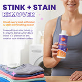 Lume Laundry Stink & Stain Eraser - Detergent Booster & Sink Soak - Eliminates Body Odor In Clothes - Odor Blasting Enzyme Blend - Make Your Detergent