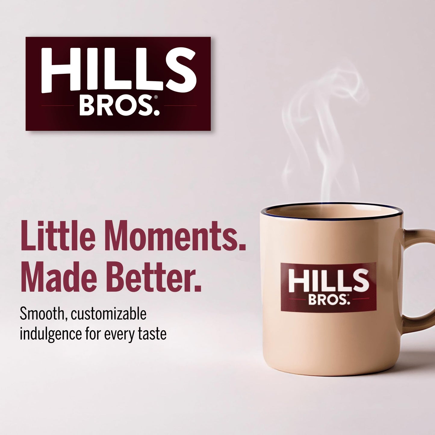 Hills Bros. Donut Shop Ground Coffee - Premium Arabica Coffee Beans - Medium Roast, Rich Flavor Cup After Cup - Recyclable Steel Can for Freshness