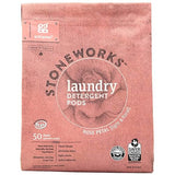 Grab Green Stoneworks Laundry Detergent Pods, Powered by Naturally-Derived Plant & Mineral-Based Powder Pods, Rose Petal, 50 Count (Pack of 1)