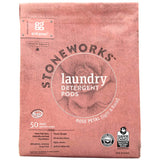 Grab Green Stoneworks Laundry Detergent Pods, Powered by Naturally-Derived Plant & Mineral-Based Powder Pods, Rose Petal, 50 Count (Pack of 1)