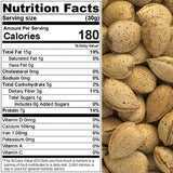 Almonds, "Fresh off the tree" In shell Raw, Perfectly Natural, Quality, Ideal snack for Adults and Kids, packaged in a 1.5 lbs. (24 oz.) resealable