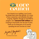 Love Crunch Organic Dark Chocolate & Peanut Butter Granola, 11.5 oz (Pack of 1), Non-GMO, Fair Trade, by Nature's Path