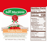 La San Marzano Vodka Sauce, 24 oz, Pasta Sauce Made in Italy, All Purpose Tomato Premium Quality, All Natural, Non GMO, Gluten Free