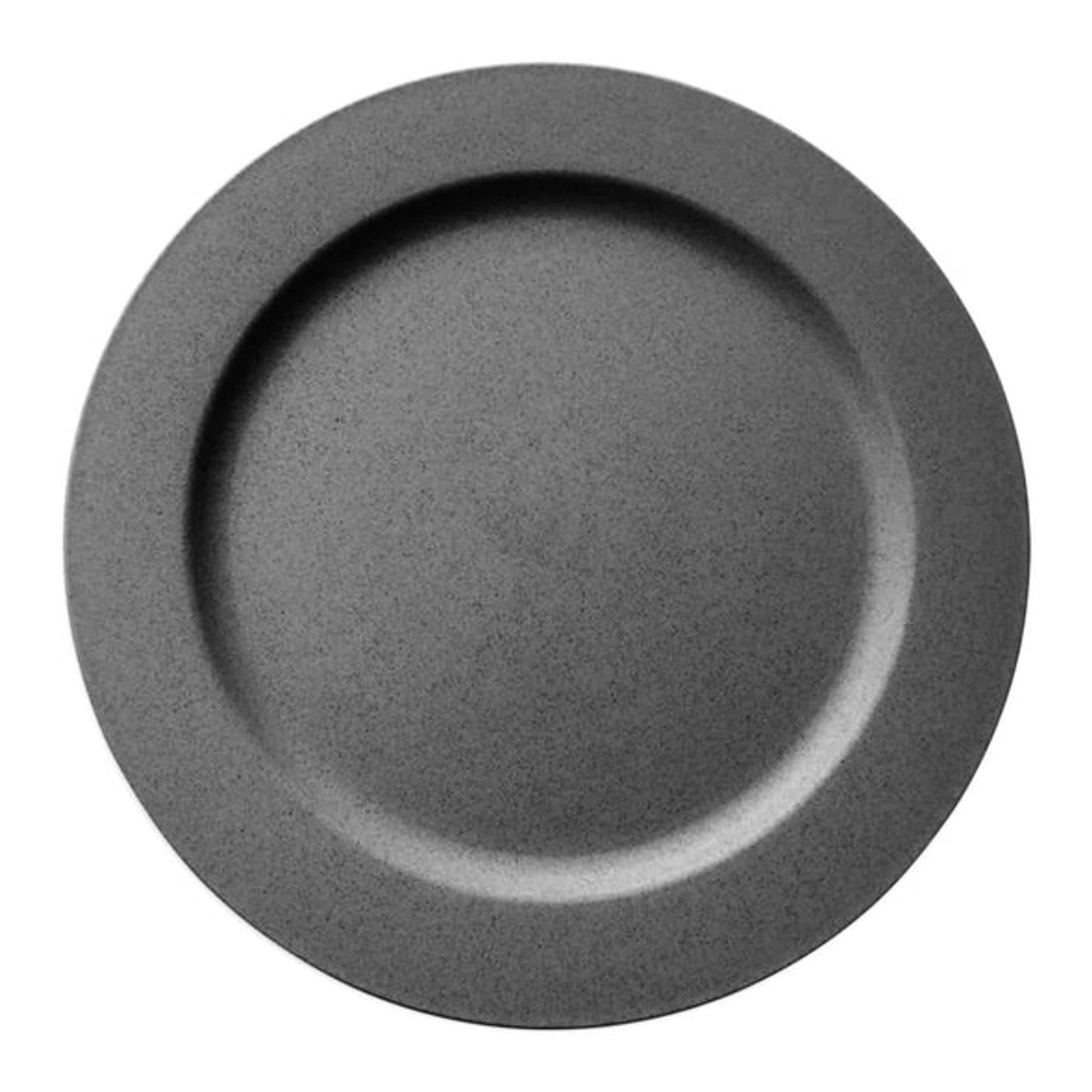 Disposable Plastic Plates, Heavy Duty Matte Round Design Dinnerware, 120 pcs Bulk Order Party Supplies For Wedding, Birthday & All Occasions (120 pcs
