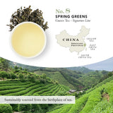Smith Teamaker Spring Greens No. 8, Mao Feng Green Tea, Caffeinated, Sugar-Free, Sustainably Grown Full Leaf Green Tea, 15 Sachets, 1.3oz each