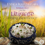 Shahzada Supreme Basmati Rice (02 Lbs.) - Extra Long Grain, Slender and Non-Sticky Grain for Ultimate Dining Experience, Non-GMO, Vegan, Gluten Free, Soy Free, No Cholesterol, Resealable Zip-Lock Bag - Extra Long Grain Basmati Rice 02 Pound Packing