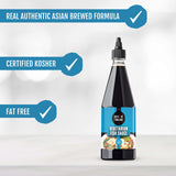 Best Of Thailand Vegetarian Fish Sauce | [Improved NO MSG] Real Authentic Asian Brewed Vegan Sauces for Dressings & Cooking | Certified Kosher