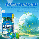 Apexy Earth Gummy Candy with Fruity Liquid Center Fat Free Fun & Delicious Space- Themed Treats Great for Halloween, Birthday, Trick Or Treat, Party
