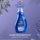 Clorox Fraganzia Liquid Laundry Detergent, Lavender with Eucalyptus Scent - HE Compatible for All Front and Top Load Washing Machines, Long-Lasting