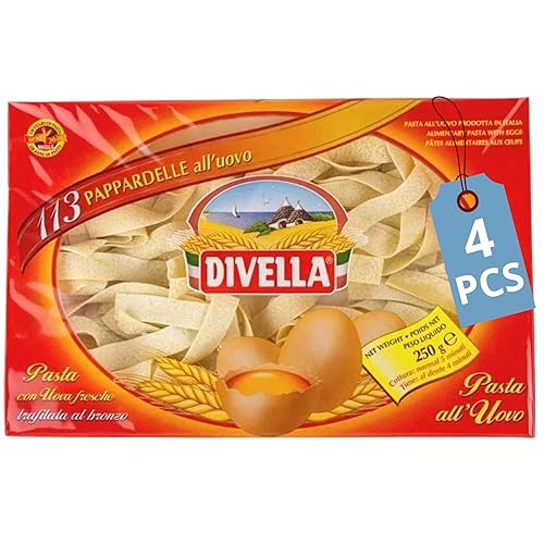 Egg Pappardelle Pasta Divella 1 lb bags (4)