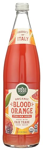 Whole Foods Market Organic Blood Orange Italian Soda, 25.4 Fl Oz
