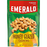 Emerald Nuts Combo Variety Pack Featuring Kettle Glazed Pecans & Honey Glazed Cashews | 5 Oz Resealable Bags | Kosher Certified, Non-GMO, Contains No