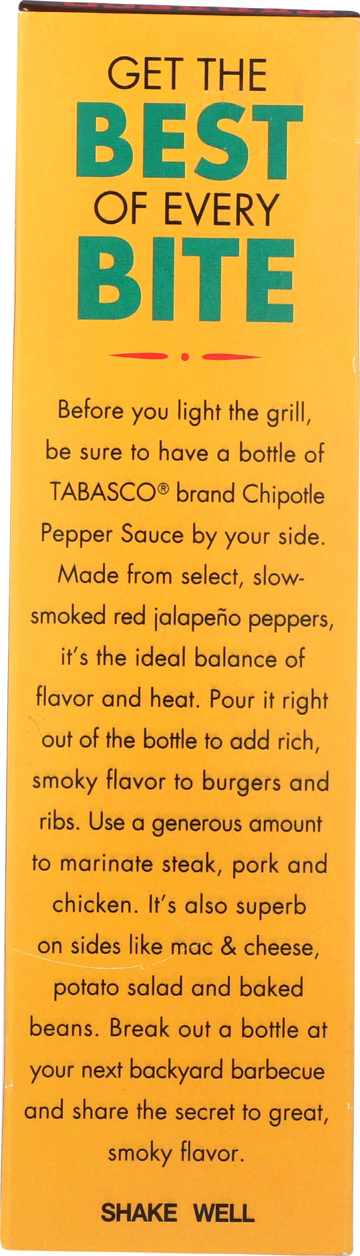 Tabasco, Chipotle Pepper Sauce, 5 Fl Oz(Pack of 6)