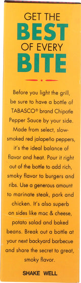 Tabasco, Chipotle Pepper Sauce, 5 Fl Oz(Pack of 6)