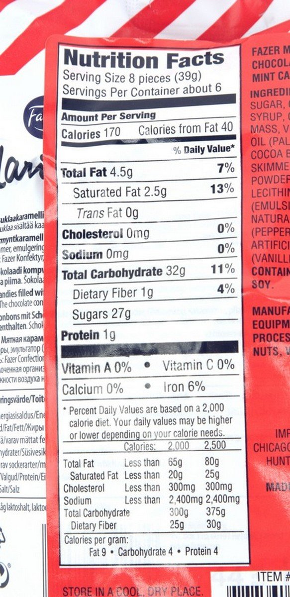 Fazer Marianne - Chocolate Filled Mint Candies (220g) - Pack of 2