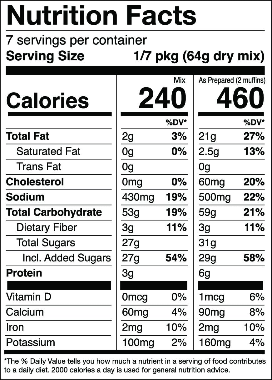 Jessica’s Natural Foods - Gluten-Free Muffin Mix Made with the Ancient-Grain Teff and Wholesome Oat Flour, Non-GMO, and Gluten Free. 3 Per Pack