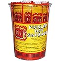 Herb’s Pickled Hot Sausages 0.7oz Individually Wrapped - 24-ct Pickled Hot Sausages Per Cup