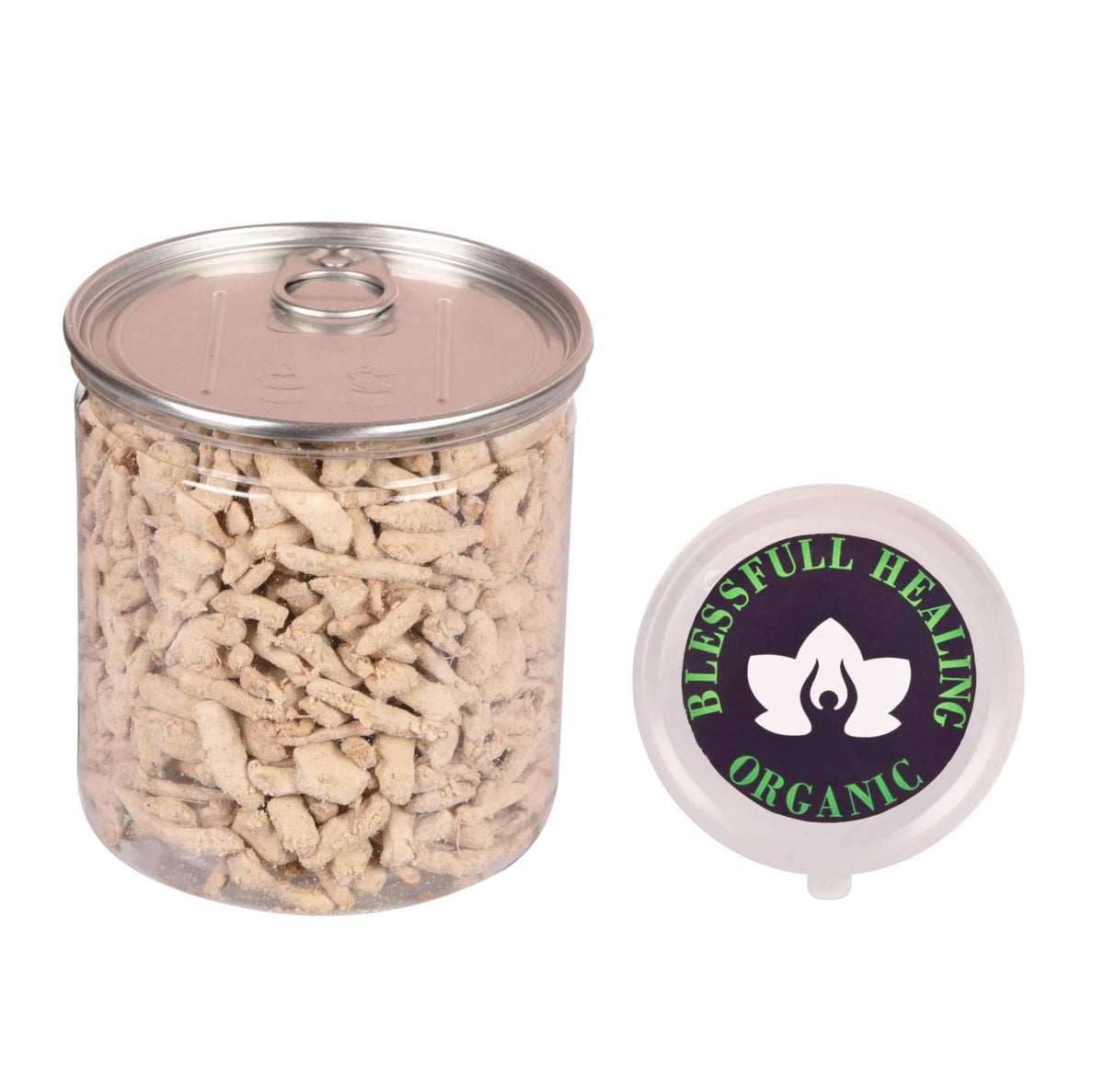 Blessfull Healing Organic Namkeen Adrak 250 Gram Airtight Container