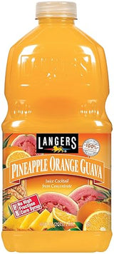Langers Juice Cocktail, Pineapple Orange Guava, 64 Fluid Ounce