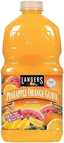 Langers Juice Cocktail, Pineapple Orange Guava, 64 Fluid Ounce