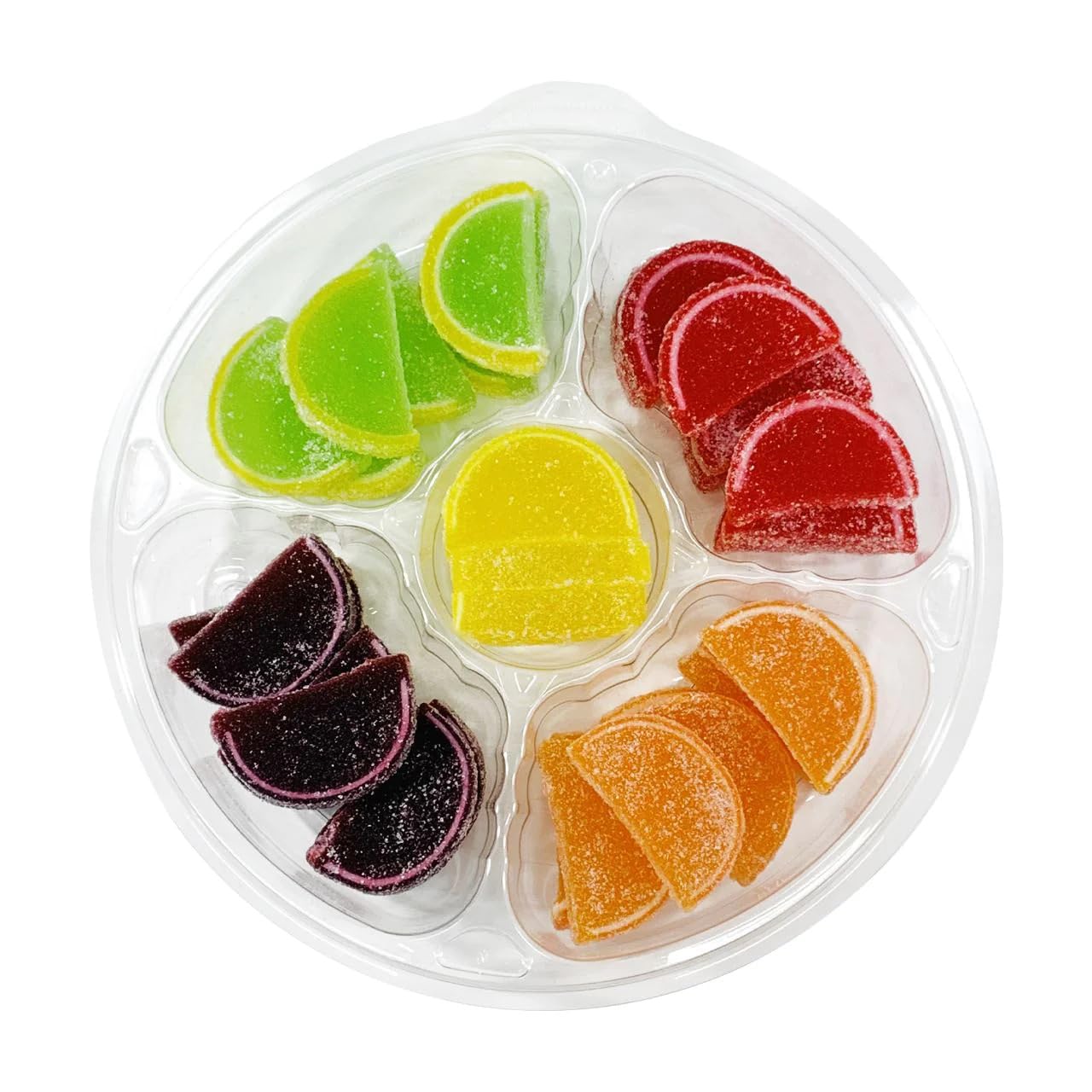 NY SPICE SHOP Jelly Fruit Candy - 2 Pound Fruit Slices Candy - Mix Jelly Fruit Gummies - Old Fashioned Candy For Sweet Lovers