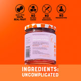 Nate's Honey Fruit Spread, All-Natural Berry - Made with Real Fruit & No Refined Sugar - Sweetened with 100% Pure Honey - 10 oz Jar - Easy-to-Spread