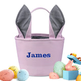 Personalized Easter Baskets for Kids, Touber Easter Baskets Easter Bunny Baskets Custom Easter Baskets for Boys Girls Easter Basket Empty Personalized
