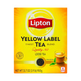 Lipton Yellow Label Finest Blend | Loose Black Tea | Premium Quality | Strong Flavor | Aromatic & Refreshing | 900 Grams (Pack of 1)