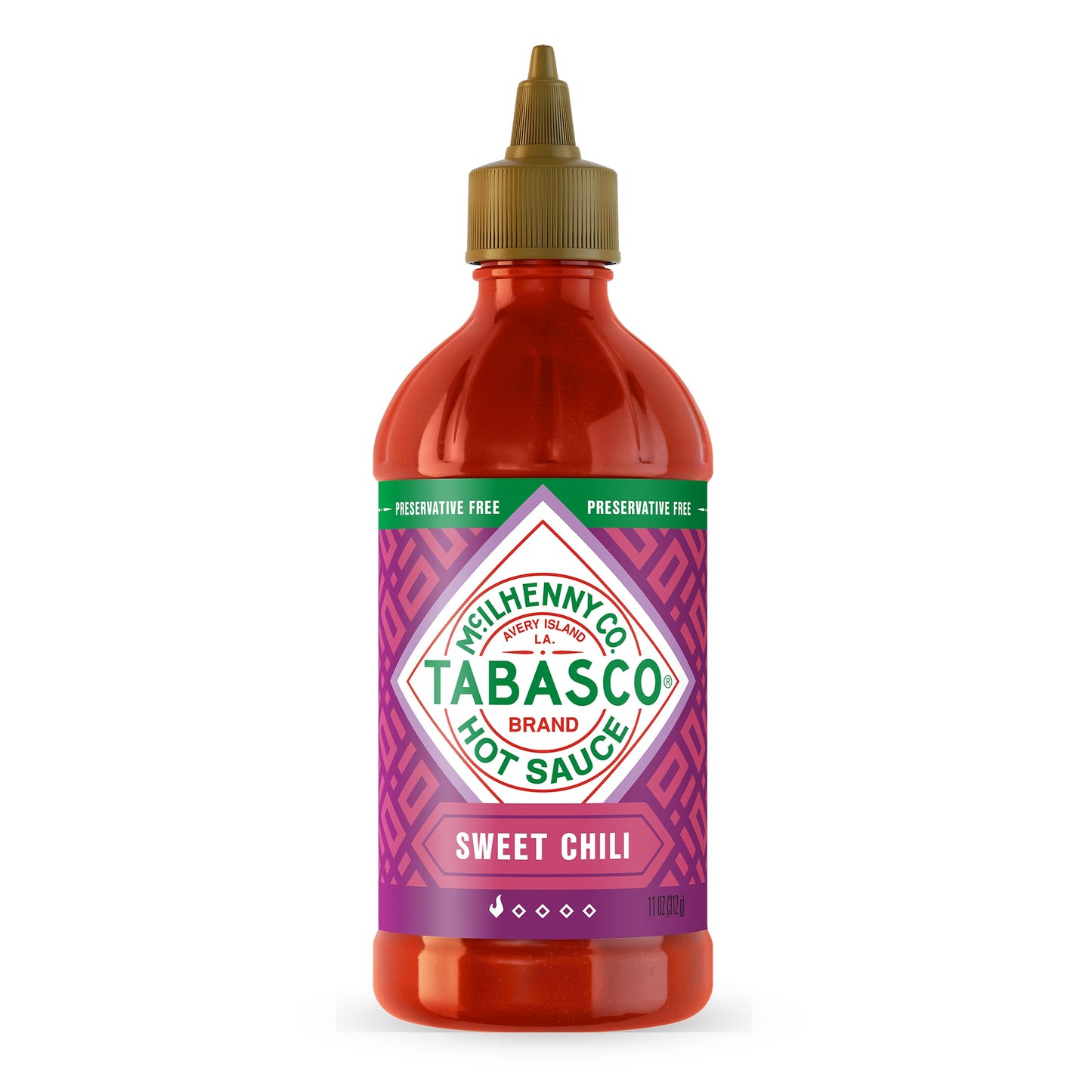 TABASCO Brand Sweet Chili Sauce, Mild Hot Sauce, Easy-to-Squeeze Bottle, Perfect Balance of Sweet & Heat, Versatile Flavor, Great on Fish Tacos