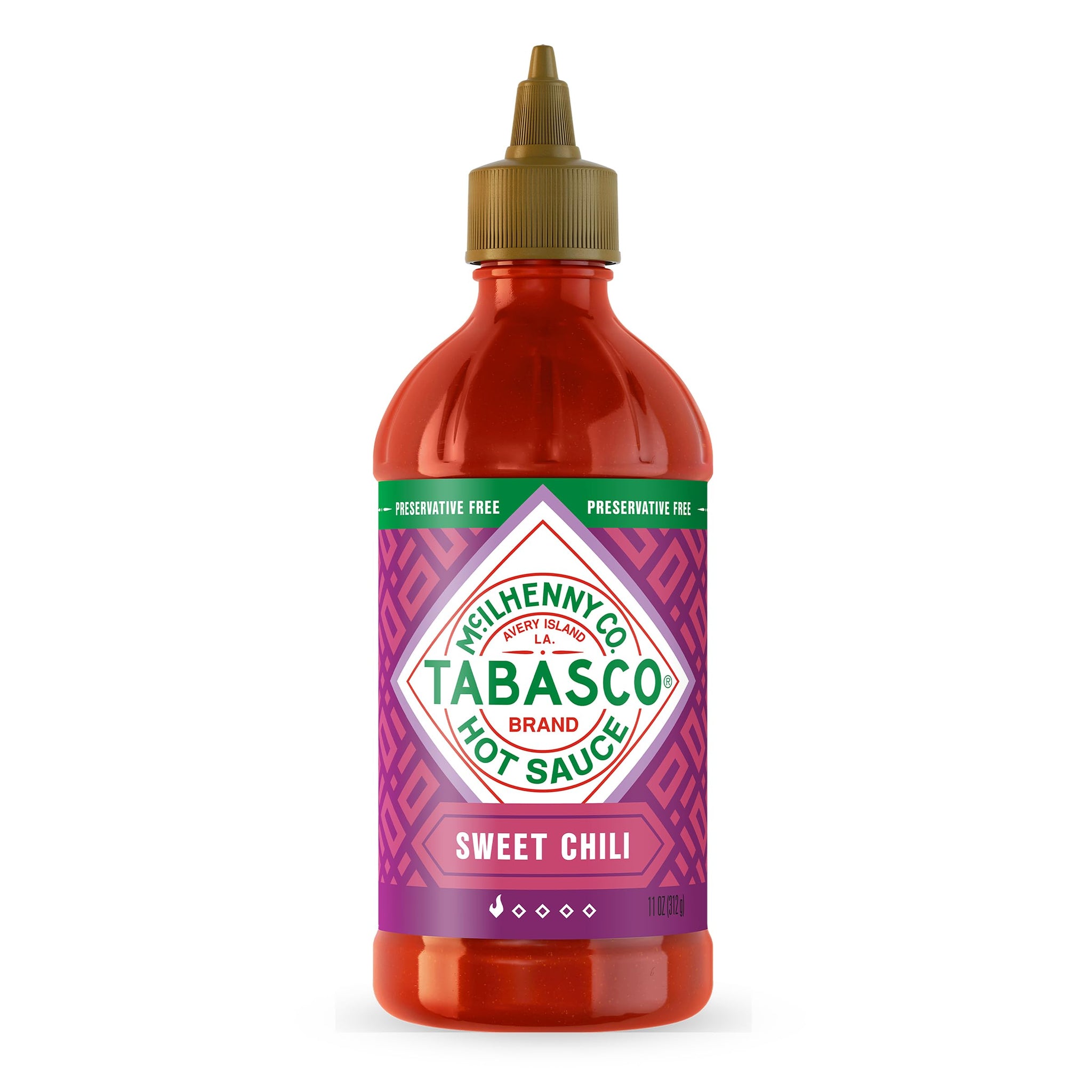 TABASCO Brand Sweet Chili Sauce, Mild Hot Sauce, Easy-to-Squeeze Bottle, Perfect Balance of Sweet & Heat, Versatile Flavor, Great on Fish Tacos
