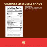 Orange Slices Jelly Candy | 1-Pound Bag | Old Fashioned Citrus Fruit Slices | Dye Free Candy | Naturally Flavored | Vegan Soft Treat for Buffets