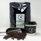 Simpatico Low Acid Coffee - Dark DECAF - WHOLE BEAN - (5 pounds) Water Processed