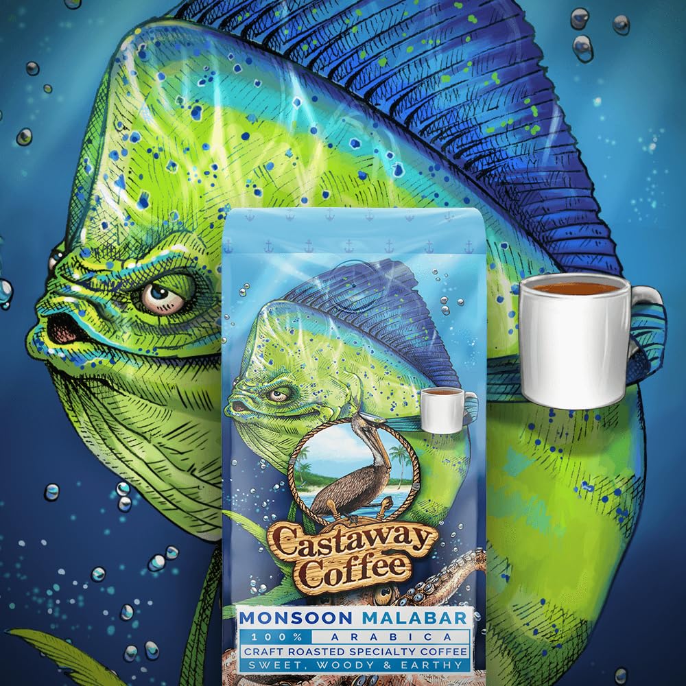 Castaway Coffee Monsoon Malabar K-Cup Pod 12 Count