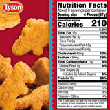 Tyson Fully Cooked Fun Dinosaur Chicken Nuggets, 29 oz (Frozen)