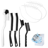 7PCS Washing Machine Cleaning Brush Kits,Durable Cleaning Tool for Washing Machine Drums,Crevice Brush for Bathroom, Shower and Kitchen