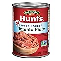 Hunt’s No Salt Added Tomato Paste, Perfect for Chili & Soups, 6 oz. Can