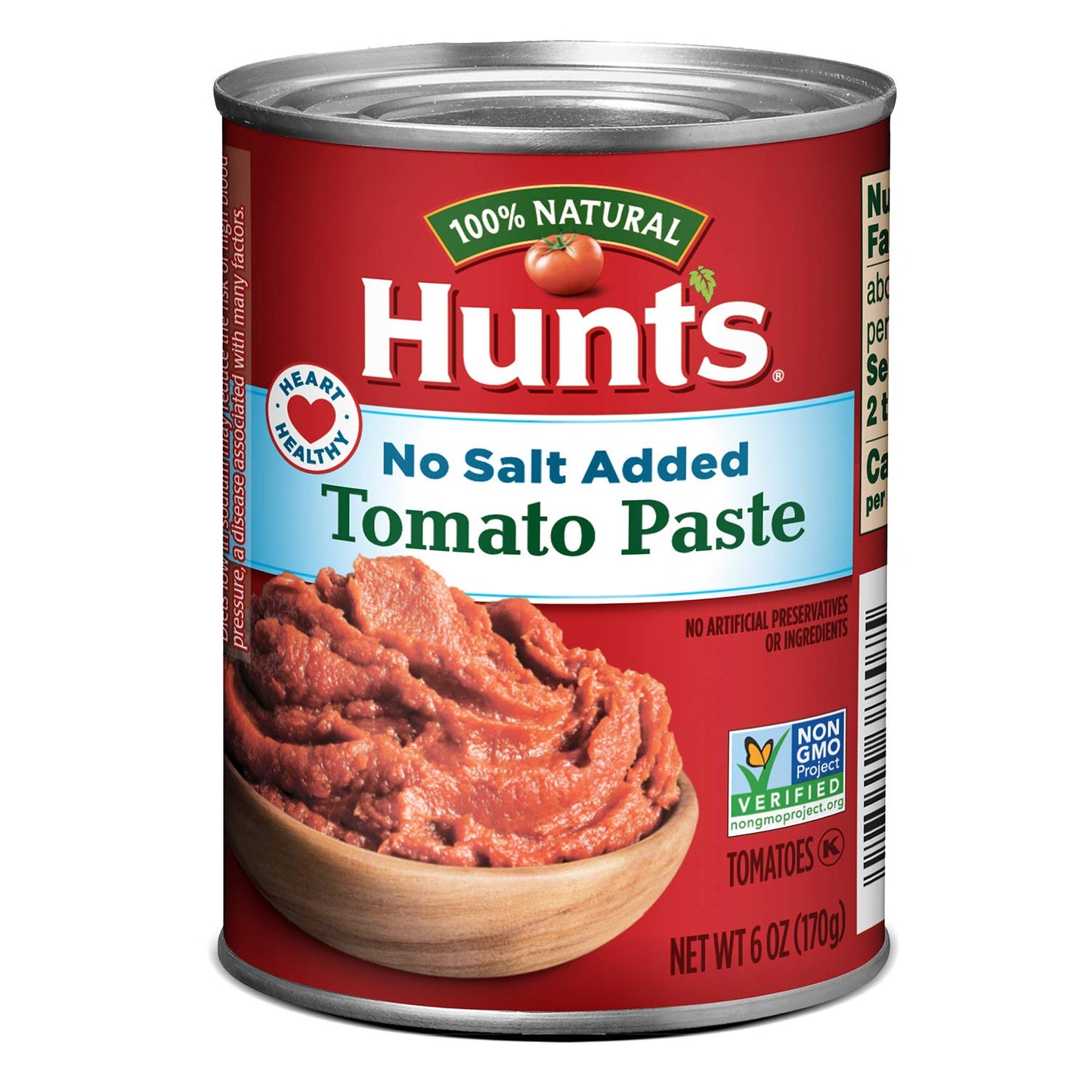 Hunt’s No Salt Added Tomato Paste, Perfect for Chili & Soups, 6 oz. Can