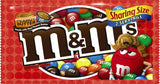 M&M'S Peanut Butter Chocolate Candy Sharing Size 2.83-Ounce Pouch 24-Count Box