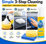 iYanoc 4-in-1 Multi-Enzyme Foam Cleaner, Multi-Purpose Foaming Cleaner, Suitable For Deep Cleaning Of Car Interiors, Kitchens, Bathrooms And Sofas