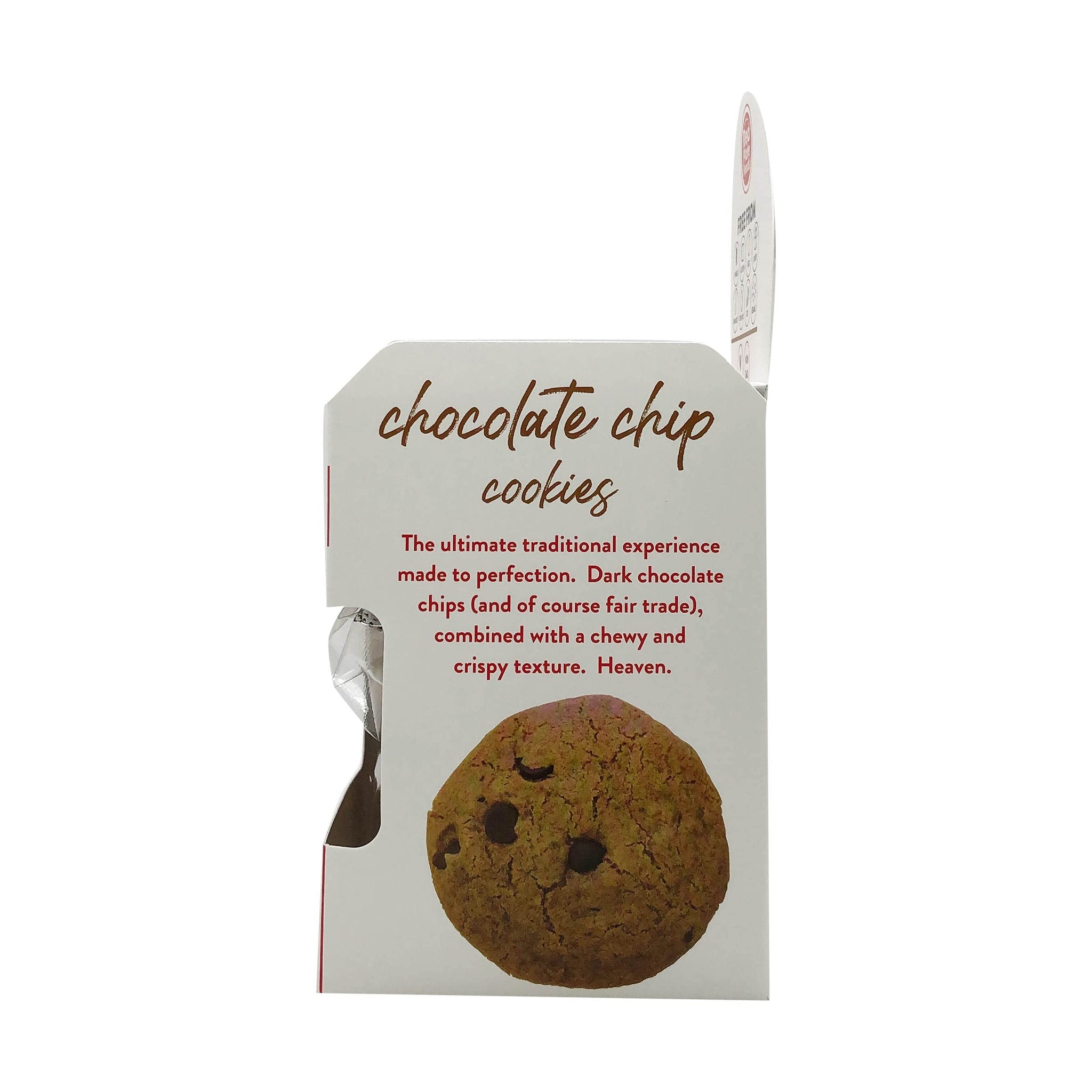 Red Plate Foods, Cookies Chocolate Chip 6 Count, 10.5 Ounce